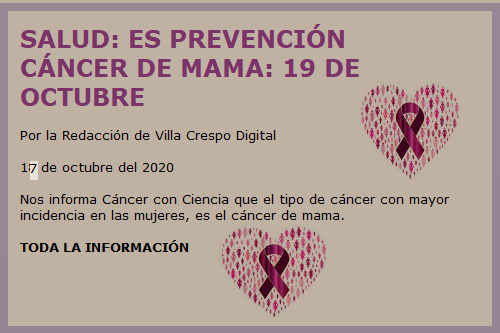 CANCER DE MAMA
